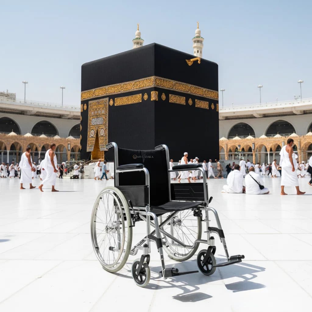 Mon fauteuil roulant à la Mecque
